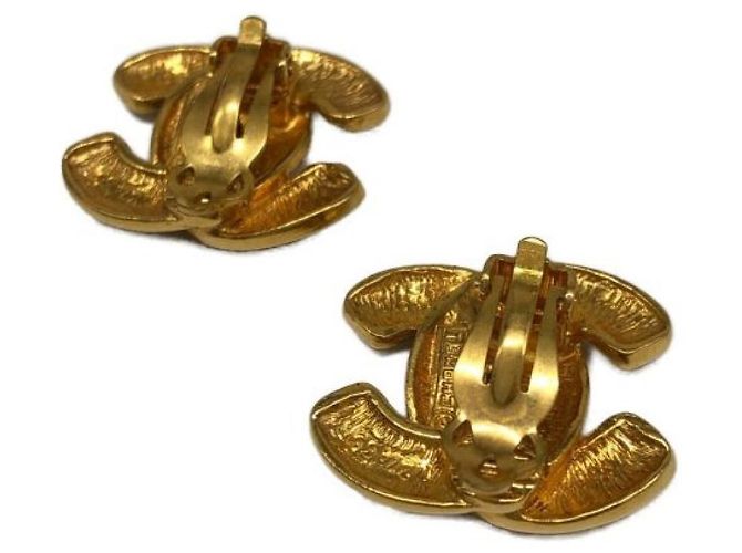 ***Set di orecchini vintage Cocomatrasse CHANEL D'oro - vista 3