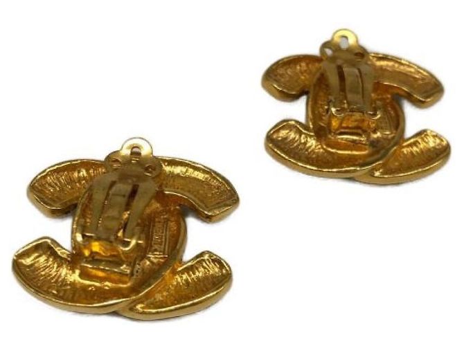 ***Set di orecchini vintage Cocomatrasse CHANEL D'oro - vista 4