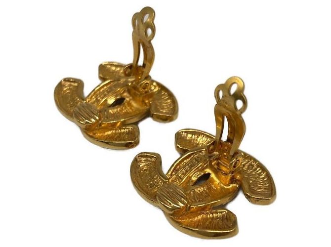 ***Set di orecchini vintage Cocomatrasse CHANEL D'oro - vista 5