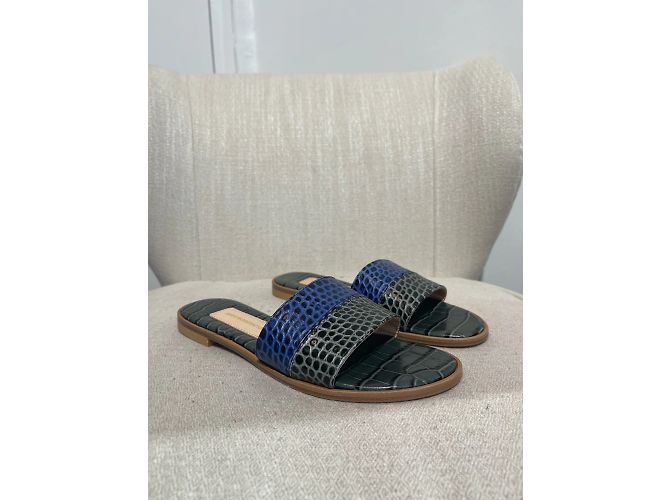 Autre Marque Altre marche Sandali T.EU 37 Pelle Verde - vista 3