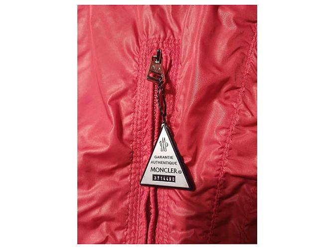 Moncler Bomberjacke Rot Nylon - Ansicht 10
