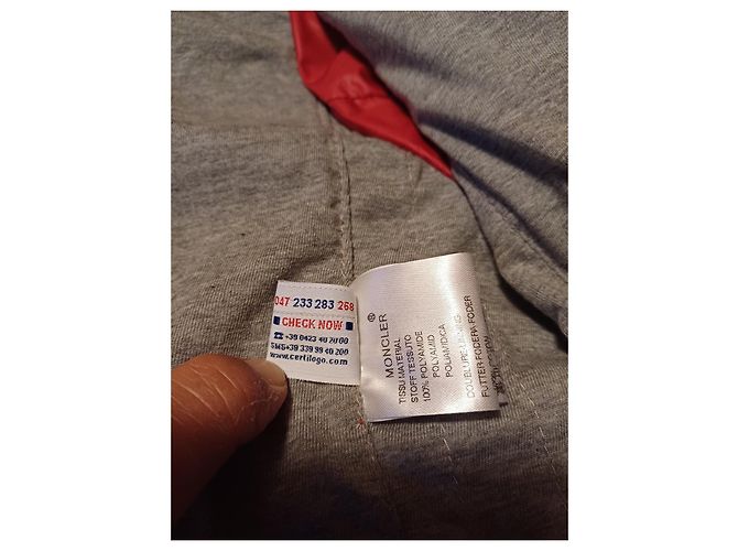 Moncler Bomberjacke Rot Nylon - Ansicht 3