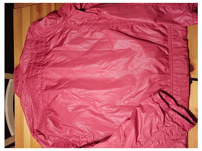 Moncler Bomberjacke Rot Nylon - Ansicht 5