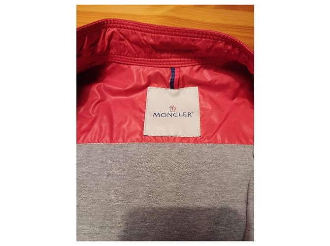 Moncler Bomberjacke Rot Nylon - Ansicht 6
