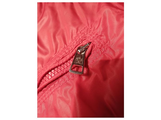 Moncler Bomberjacke Rot Nylon - Ansicht 8