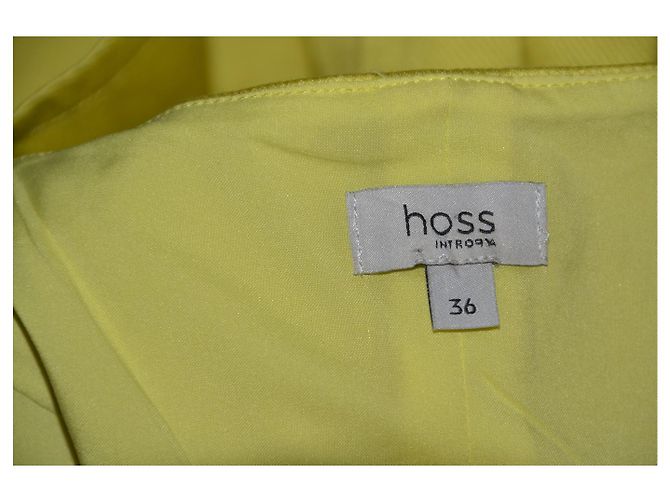 Hoss Intropia Lime Etuikleid Gelb Baumwolle - Ansicht 3