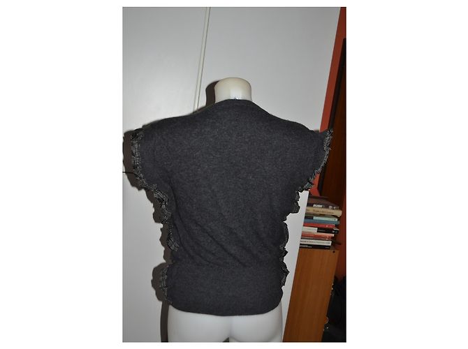 Coast Weber Ahaus Strickjacke aus Wolle Dunkelgrau Anthrazitgrau - Ansicht 2