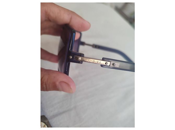 Yves Saint Laurent Brille Blau - Ansicht 2