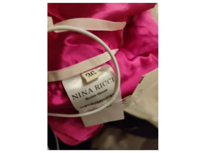 Nina Ricci Seidenkleid Fuchsia - Ansicht 3