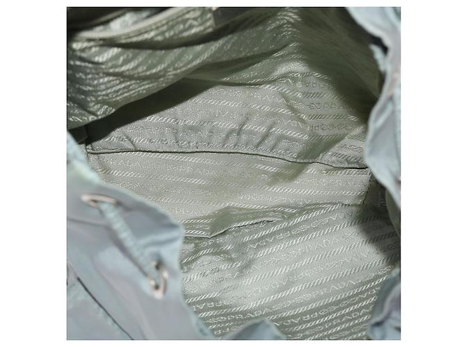 PRADA Zaino Nylon Azzurro Auth 45811 - vista 11