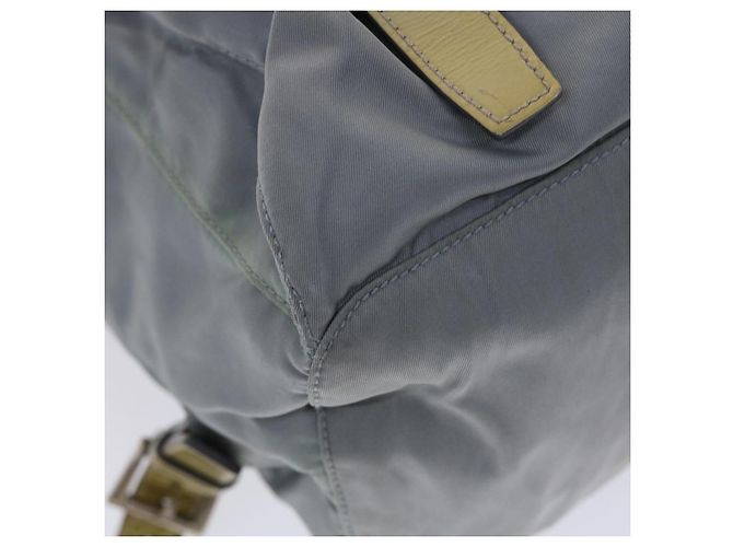 PRADA Zaino Nylon Azzurro Auth 45811 - vista 15