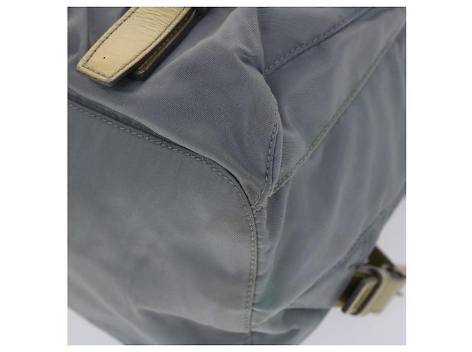PRADA Zaino Nylon Azzurro Auth 45811 - vista 9