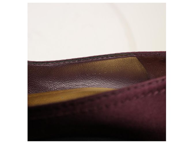 Erstaunliche Chanel-Satin-Klassiker-Absätze Mehrfarben - Ansicht 10