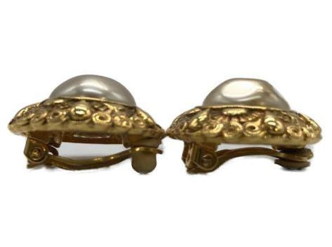 ***CHANEL Vintage-Ohrringe Golden - Ansicht 3