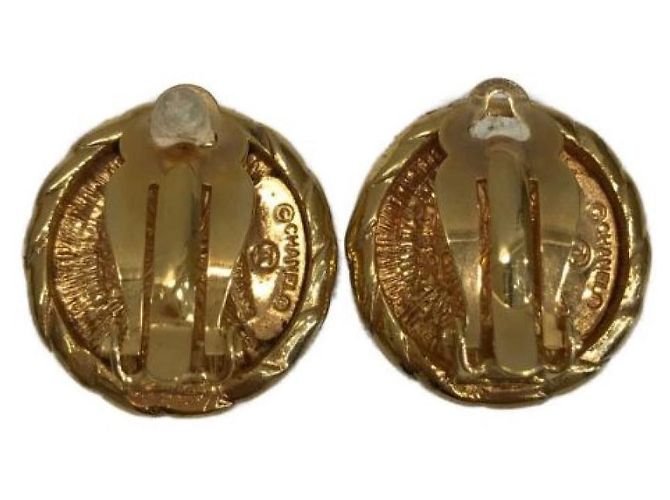***CHANEL Vintage-Ohrringe Golden - Ansicht 2