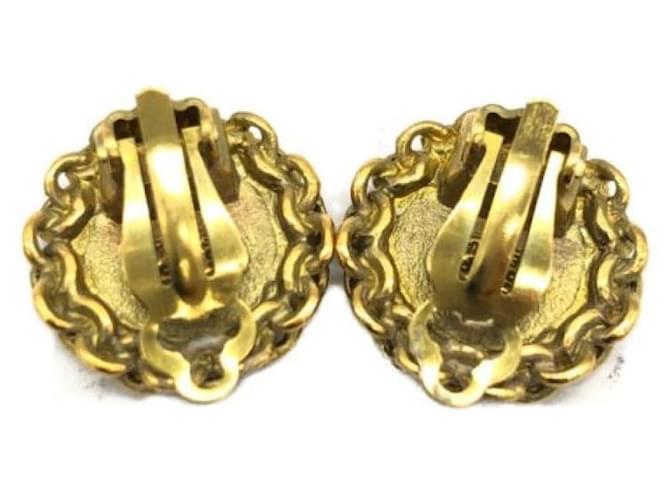 ***Pendientes marca coco CHANEL Dorado - vista 3