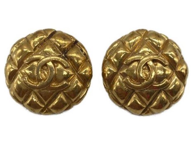 ***Pendientes CHANEL matelasse coco mark - vista 2
