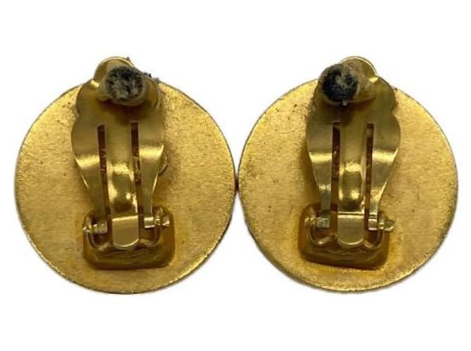 ***Pendientes marca coco CHANEL Dorado - vista 2