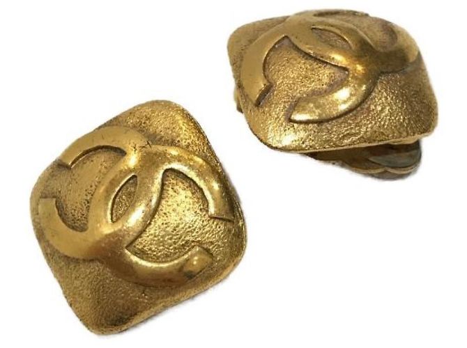 ***Orecchini vintage CHANEL con marchio cocco D'oro - vista 2