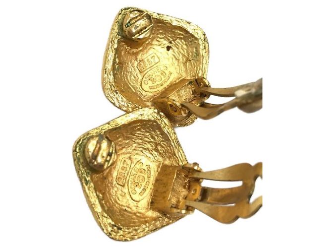 ***Orecchini vintage CHANEL con marchio cocco D'oro - vista 6