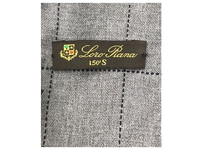 *** Sciarpa in lana LORO PIANA Grigio - vista 4