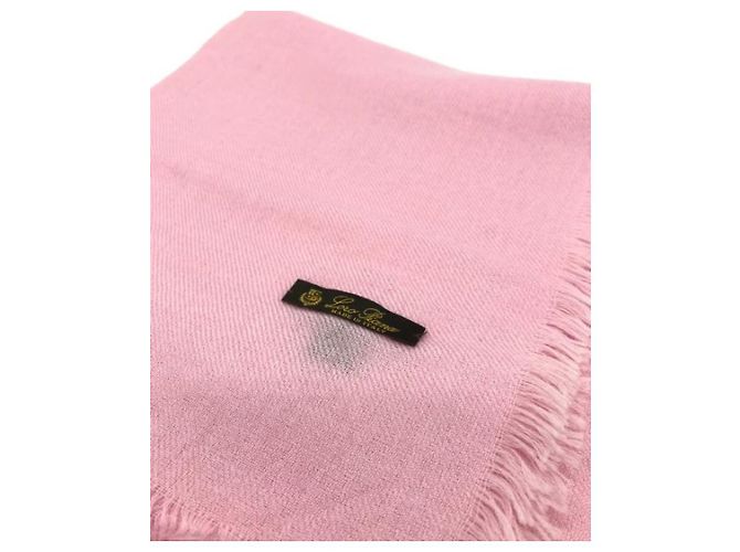 ***Stola in cashmere seta LORO PIANA Rosa - vista 2