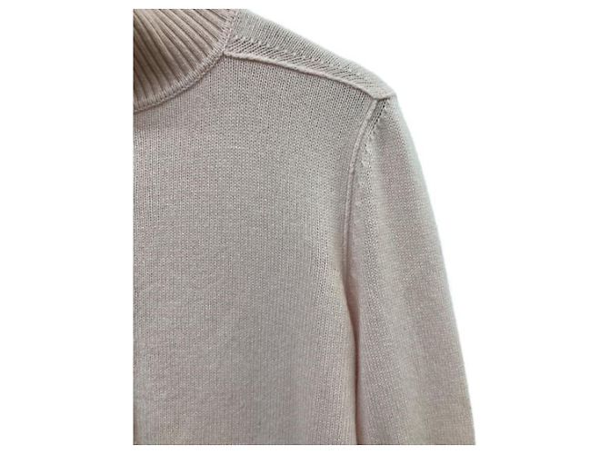 ***LORO PIANA Baby-Kaschmirstrick mit Henley-Ausschnitt Pink - Ansicht 6
