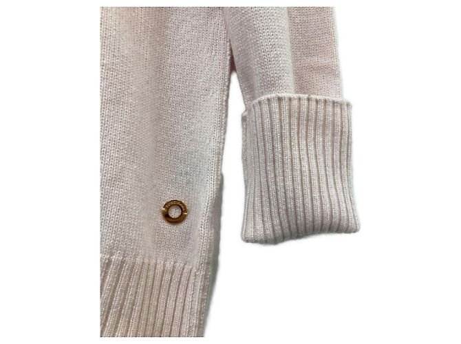 ***LORO PIANA Baby-Kaschmirstrick mit Henley-Ausschnitt Pink - Ansicht 7