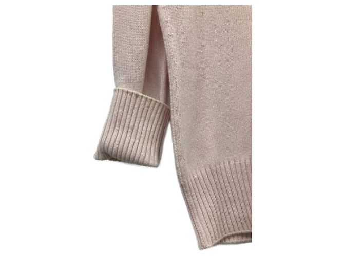 ***LORO PIANA Baby-Kaschmirstrick mit Henley-Ausschnitt Pink - Ansicht 8