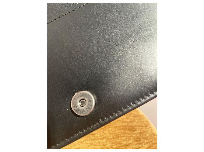 Wallet On Chain WOC Chanel Negro - vista 9