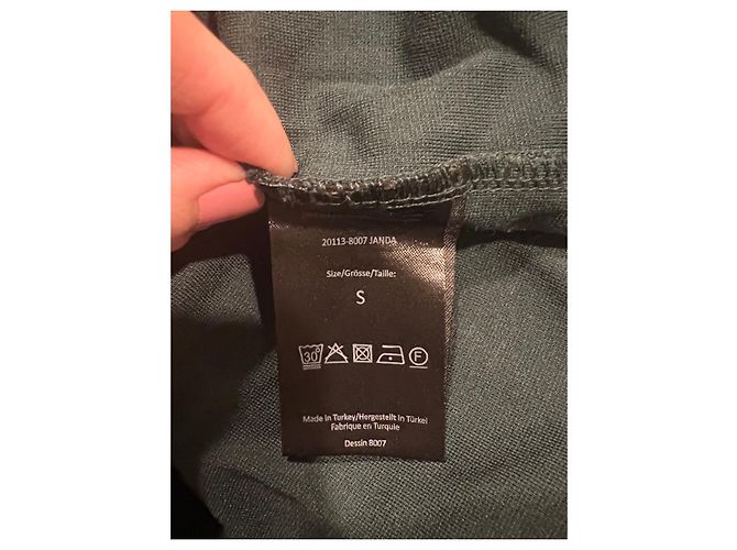Baum und Pferdgarten Sweatshirt Grün und Navy Rautenmuster - Ansicht 4