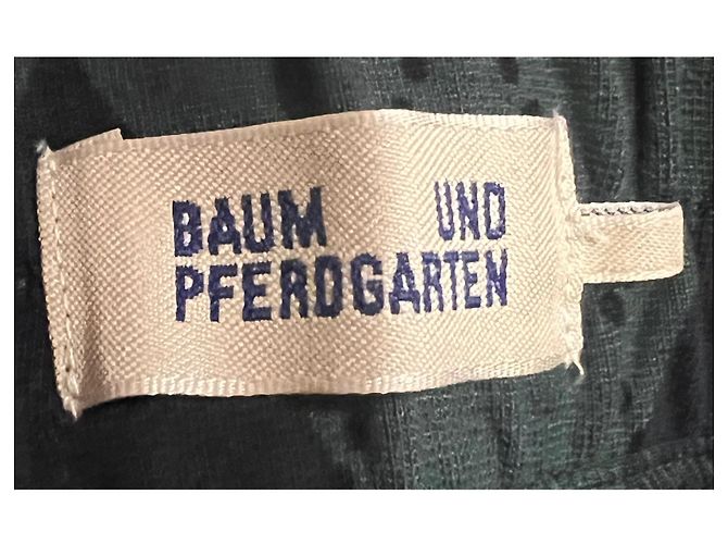 Calça de jogging Baum und Pferdgarten verde e marinho com estampa de diamantes - vista 3