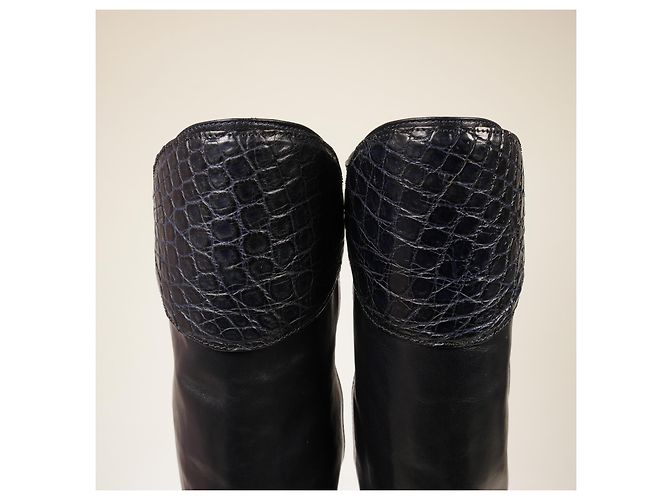 Increíbles botas clásicas de Gucci con detalles de cocodrilo Multicolor - vista 4
