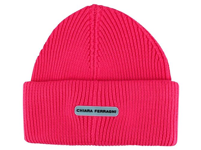 Berretto Chiara Ferragni Eyelike rosa - vista 2