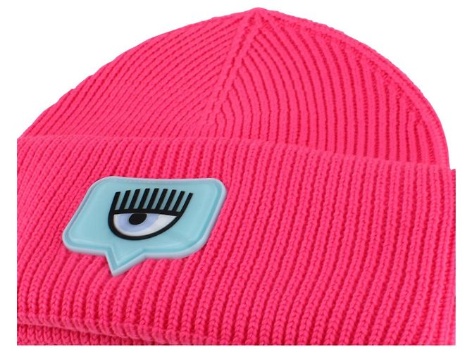 Berretto Chiara Ferragni Eyelike rosa - vista 3