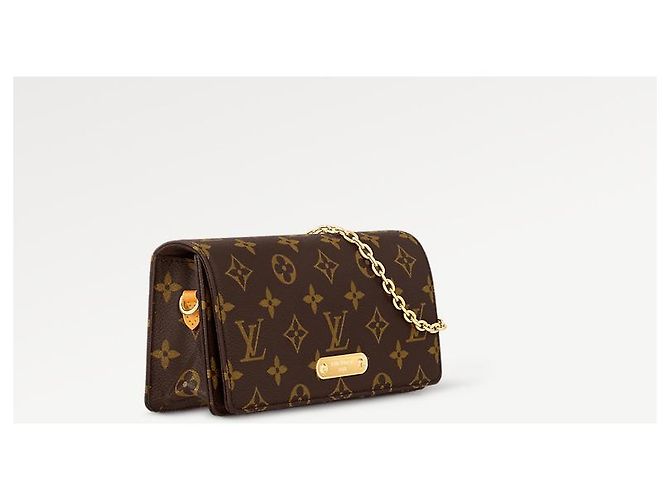 Louis Vuitton Portafoglio LV Lily con catena Marrone - vista 2
