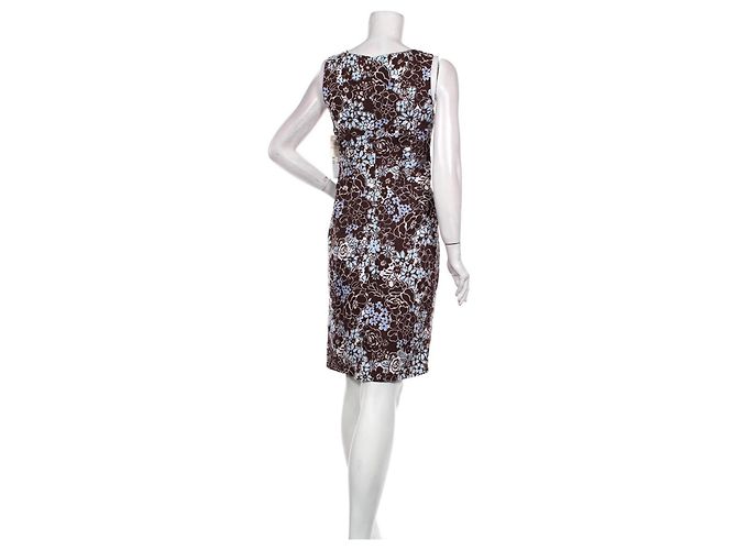 Autre Marque Adrianna Papell Blumenkleid aus Baumwolle Mehrfarben - Ansicht 2