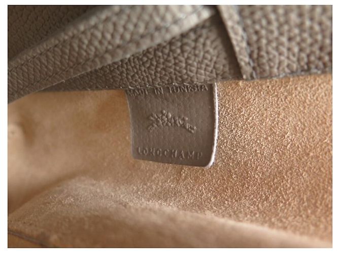 NOVA BOLSA LONGCHAMP ROSEAU M 10058HPNP55 BOLSA DE OMBRO DE COURO - vista 7