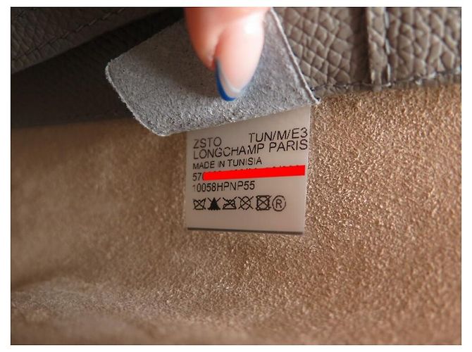 NOVA BOLSA LONGCHAMP ROSEAU M 10058HPNP55 BOLSA DE OMBRO DE COURO - vista 8