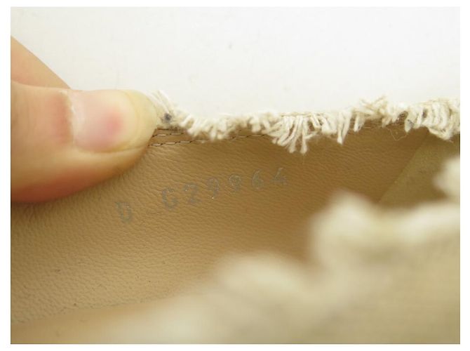 NUOVE SCARPE ESPADRILLAS CHANEL IN TELA SFILACCIATA G29964 42 SCARPE BEIGE - vista 6