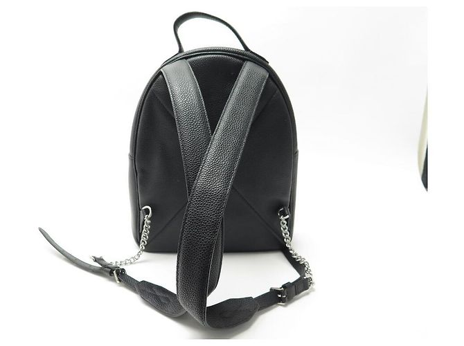 NEUF SAC A DOS LANCEL NINON A12093 EN CUIR GRAINE NEW LEATHER BACKPACK BAG - vue 2