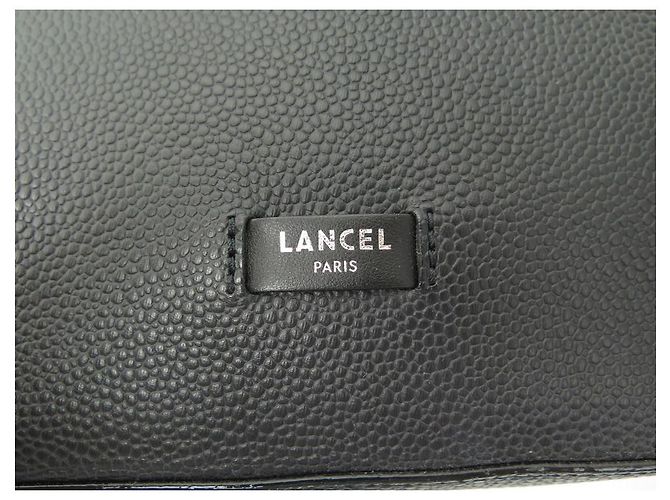 NEUF SAC A DOS LANCEL NINON A12093 EN CUIR GRAINE NEW LEATHER BACKPACK BAG - vue 3