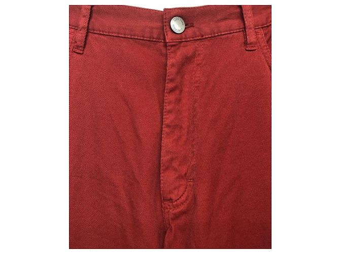 Loro Piana Rote Baumwollhose - Ansicht 4