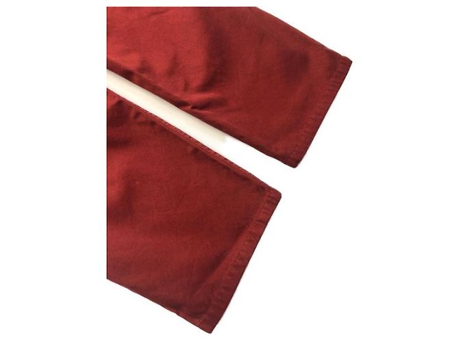 Loro Piana Rote Baumwollhose - Ansicht 6