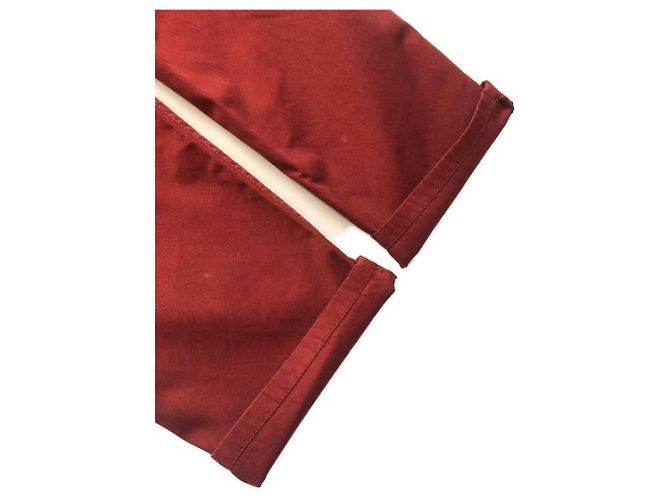 Loro Piana Rote Baumwollhose - Ansicht 7