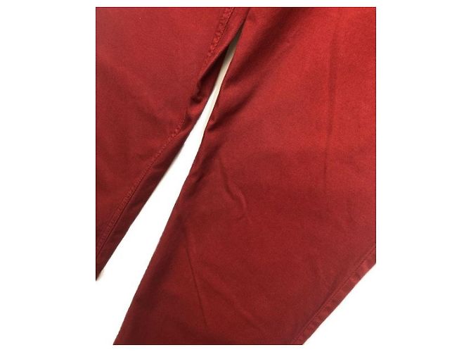 Loro Piana Rote Baumwollhose - Ansicht 8