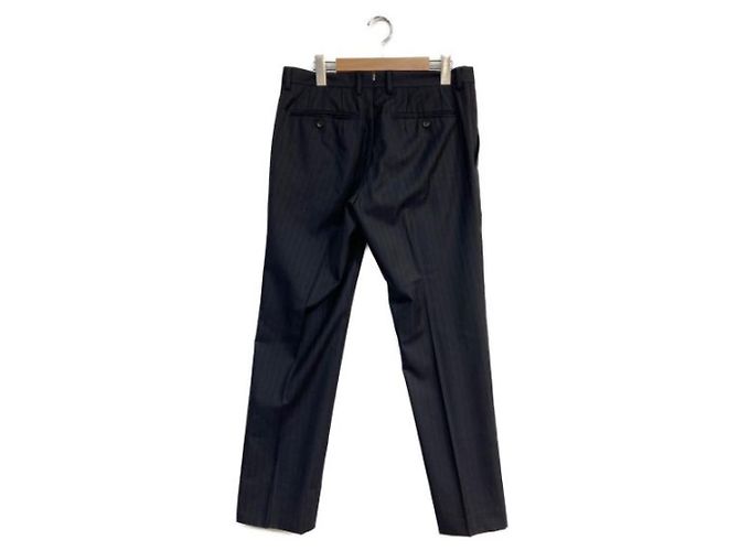 ***Tuta platino COMME CA Setup completamente foderata tuta a righe Loro Piana blu scuro Blu navy - vista 8