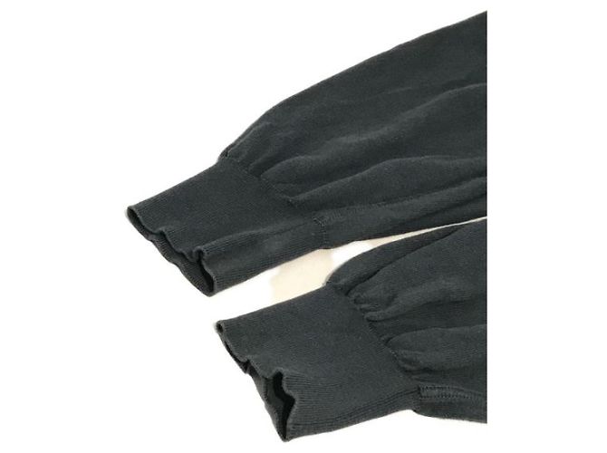 ***LORO PIANA Baumwollstrick mit V-Ausschnitt Grau - Ansicht 4