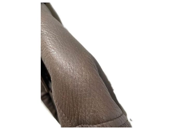 *** LORO PIANA Lederjacke mit Nutria-Fellfutter Braun - Ansicht 7