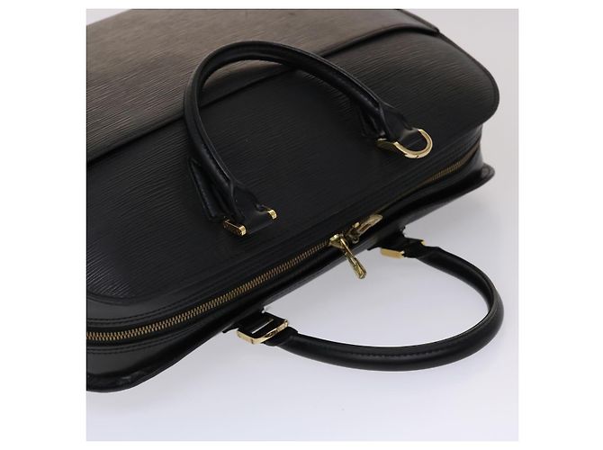 LOUIS VUITTON Borsa Business Epi Sorbonne Nera M54512 LV Auth th3744 Nero - vista 6